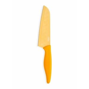 Oranžový nůž The Mia Santoku, délka 13 cm
