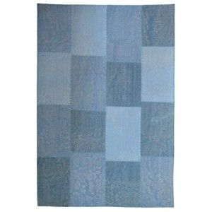 Ručně tkaný modrý koberec Kayoom Emotion 222 Multi Blau, 120 x 170 cm