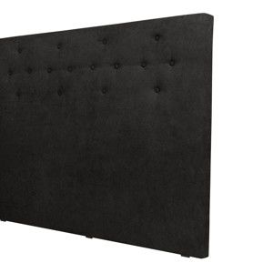Černé čelo postele Windsor & Co Sofas Phobos, 140 x 120 cm