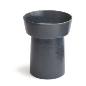 Modrá kameninová váza Kähler Design Ombria, výška 20 cm