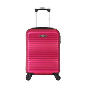 Červený cestovní kufr na kolečkách Bluestar Mirassa, 31 l