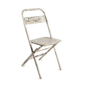 Skládací ručně vyráběná židle z recyklovaného kovu RGE Mash