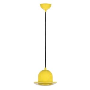 Žluté závěsné svítidlo Mini Hat Ceiling Lamp Head Piece