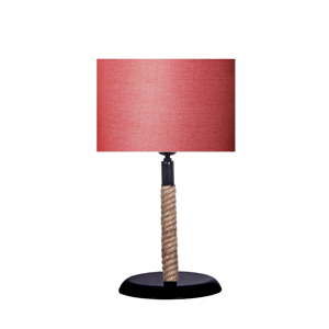 Stolní lampa s červeným stínítkem lampa Kate Louise Rope