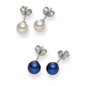 Sada 2 párů perlových náušnic Nova Pearls Copenhagen Andree