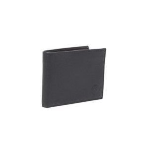 Černá kožená peněženka Trussardi Tonino, 12,5 x 9,5 cm