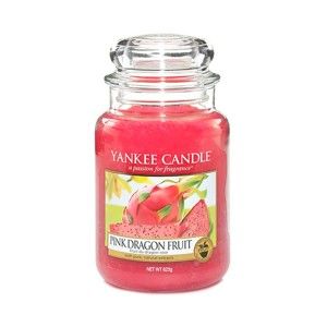 Vonná svíčka Yankee Candle Růžový Dračí Plod, doba hoření 110 - 150 hodin