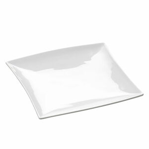Bílý porcelánový dezertní talíř Maxwell & Williams East Meets West, 18,5 x 17,5 cm