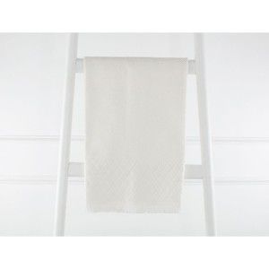 Bílý bavlněný ručník Madame Coco Simple, 50 x 80 cm
