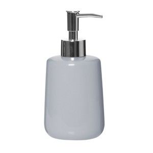 Šedý dávkovač z keramiky na mýdlo/krém Premier Housewares, 340 ml