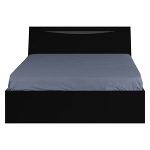 Černá postel Artemob Letty, 160 x 200 cm