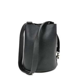 Černá kožená kabelka Mangotti Bags Monica