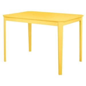 Žlutý jídelní stůl Støraa Trento, 110 x 75 cm