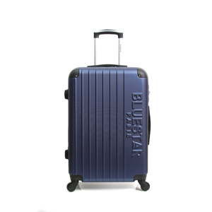 Tmavě modrý cestovní kufr na kolečkách Bluestar Carisse, 32 l