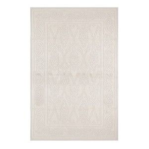 Krémový koberec s příměsí bavlny Ottoman Cream, 80 x 150 cm