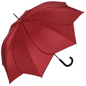 Tmavě červený holový deštník Von Lilienfeld Minou, ø 98 cm