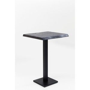 Černý barový stolek Kare Design Pure Nature, 70 x 70 cm
