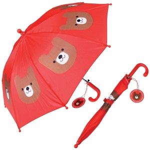 Červený deštník Rex London Bruno The Bear
