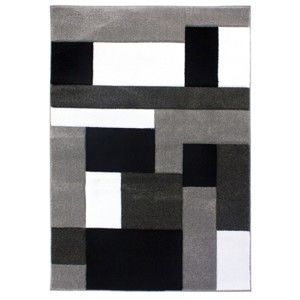 Černo-šedý koberec Flair Rugs Cosmos, 160 x 230 cm