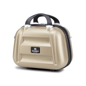 Dámský příruční cestovní kufřík ve zlaté barvě My Valice SMART BAG LASSO Make Up & Hand Suitcase