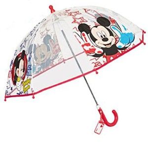 Dětský transparentní holový deštník Birdcage Mickey Mouse, ⌀ 60 cm