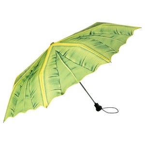 Zelený skládací deštník Von Lilienfeld Palm Tree, ø 90 cm