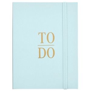Světle modrý zápisník Busy B To Do Notes Contemporary