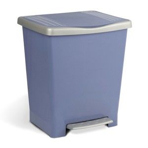 Modrý odpadkový koš s pedálem Ta-Tay, 20 l