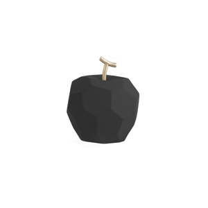 Matně černá betonová soška PT LIVING Origami Apple