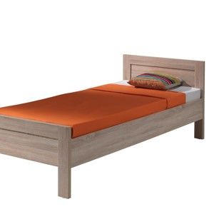 Hnědá postel Vipack Aline, 90 x 200 cm