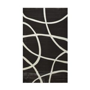 Tmavě hnědý koberec Webtappeti Round, 160 x 230 cm
