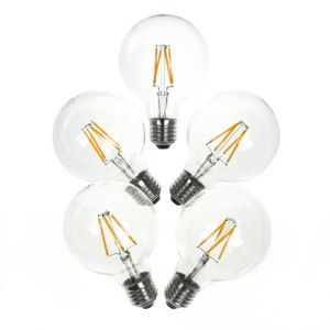 Sada 5 LED žárovek Bulb Attack POP Crown, E27 4 W