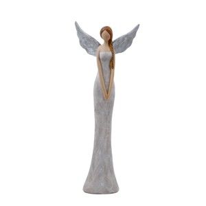 Dekorativní anděl s copánkem Ego Dekor Daria, výška 27 cm