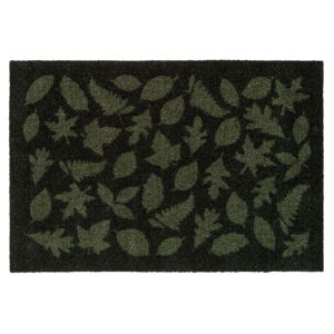 Tmavě zelená rohožka tica copenhagen Leaves, 60 x 90  cm