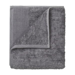Sada 4 tmavě šedých bavlněných ručníků Blomus, 30 x 30 cm
