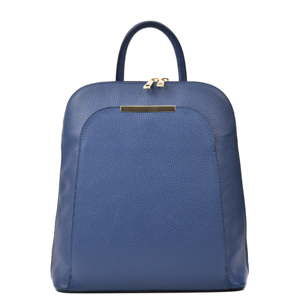Modrý kožený batoh Renata Corsi Marta