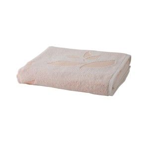 Světle růžový ručník z bavlny Bella Maison Camilla, 100 x 150 cm