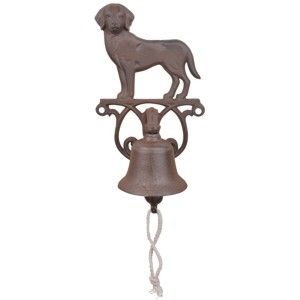 Litinový nástěnný zvonek s motivem psa Ego Dekor