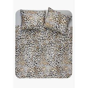 Bavlněné povlečení s leopardím vzorem Ambianzz, 220 x 200 cm