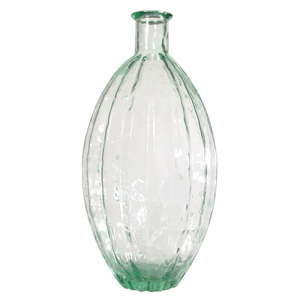 Skleněná váza z recyklovaného skla Ego Dekor Ares, výška 59 cm