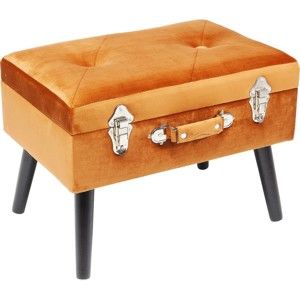 Oranžová stolička Kare Design Suitcase