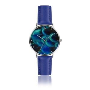 Dámské hodinky s modrým páskem z pravé kůže Emily Westwood Dreamy