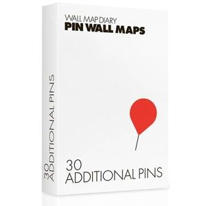 Náhradní špendlíky pro Pin World mapy, 30 ks