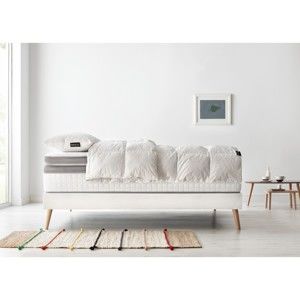 Set dvoulůžkové postele, matrace a peřiny Bobochic Paris Bobo, 90 x 200 cm + 90 x 200 cm