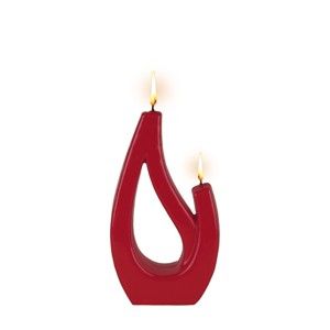 Červená svíčka Alusi Saba Petit, 6 hodin hoření