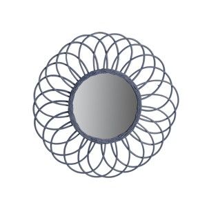 Modré zrcadlo Red Cartel Sunflower, ⌀ 70 cm