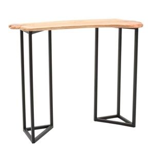 Dřevěný konzolový stolek s deskou z cedrového dřeva InArt Natural