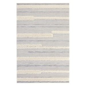 Šedý koberec Mint Rugs Handira Stripes, 194 x 290 cm