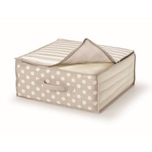 Béžový uložný box na přikrývky Cosatto Trend, 45 x 45 cm
