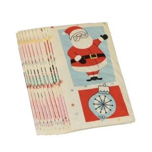 Sada vánočních papírových kapesníčků Rex London Festive Family